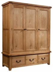 Som033-triple-wardrobe-with-3-drawers