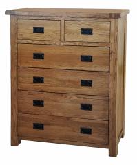Rustic Oak 2 over 4 chest
