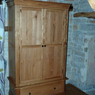 Breton Oak Double Wardrobe