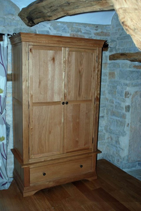 Breton Oak Double Wardrobe