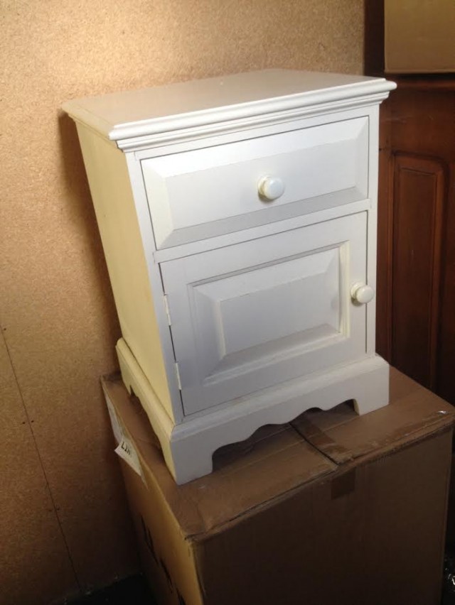 White bedside