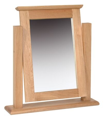 New oak mirror