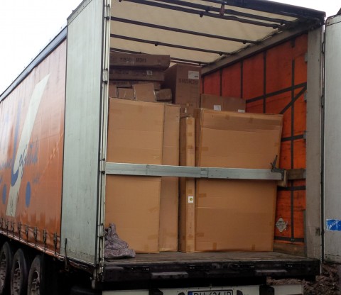 On route with the December 2013 deliveries