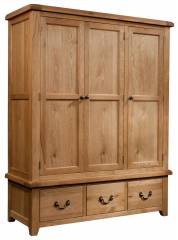 Som033-triple-wardrobe-with-3-drawers