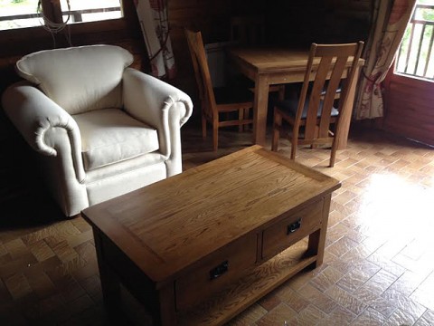 Rustic oak furniture