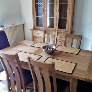 New Oak Extending Dining table