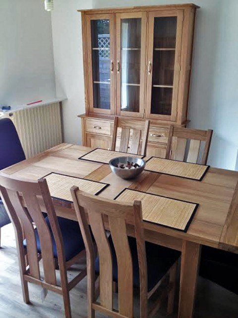 New Oak Extending Dining table