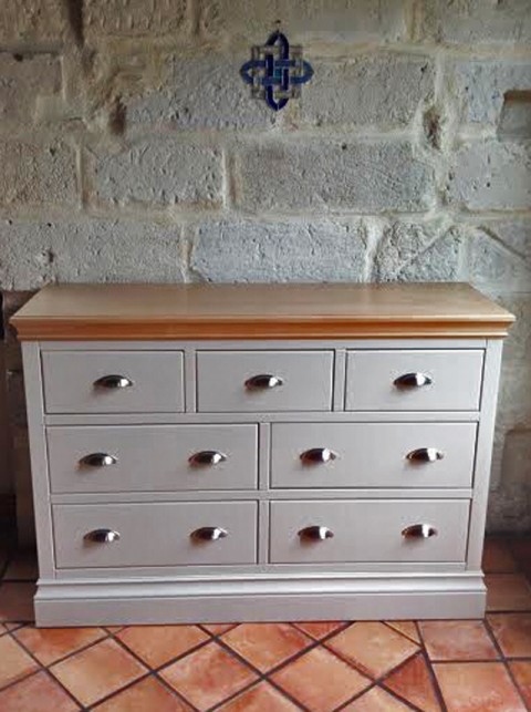 Truffle painted Lundy chest