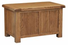 Rustic Oak Blanket Box
