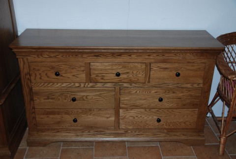 Verseilles 3 over 4 Oak Chest