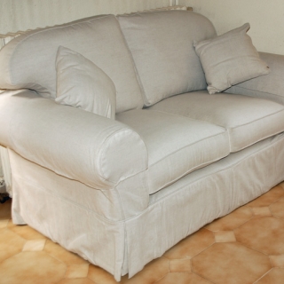 Goodwood Sofa in linen fabric