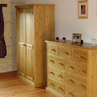 Solid Pine bedroom