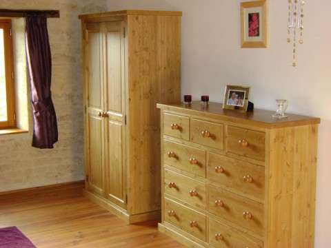 Solid Pine bedroom
