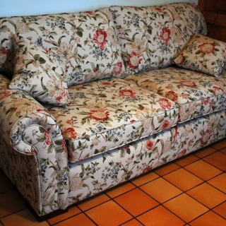 Floral pattern - sofa bed