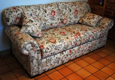 Floral pattern - sofa bed