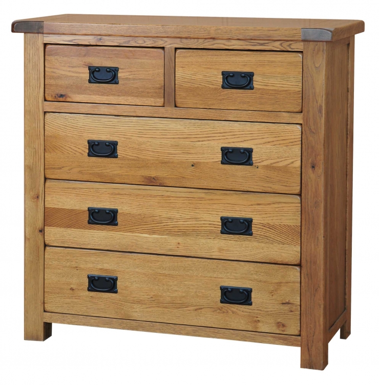 Rustic Oak 2 over 3 chest