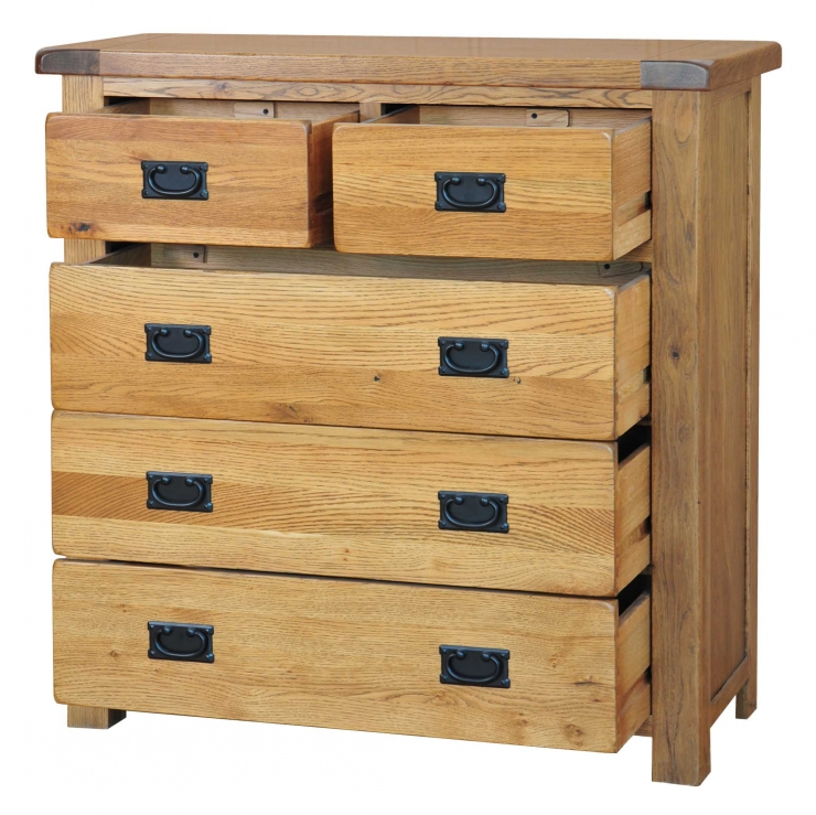 Rustic Oak 2 over 3 chest