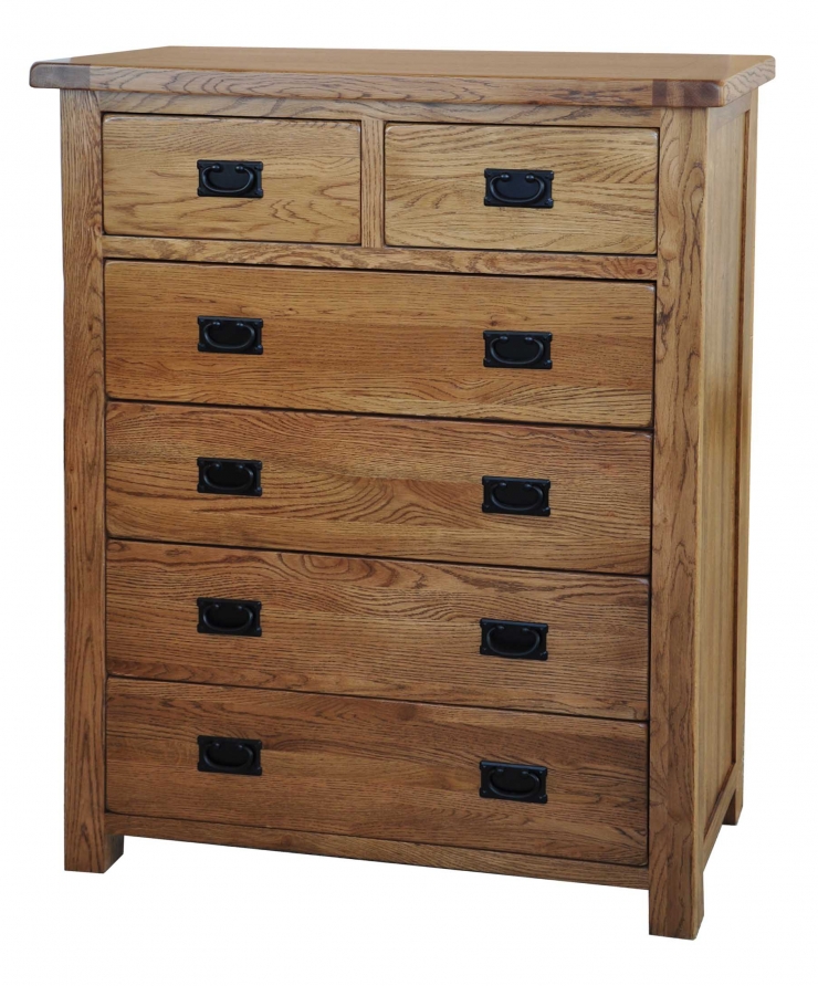 Rustic Oak 2 over 4 chest